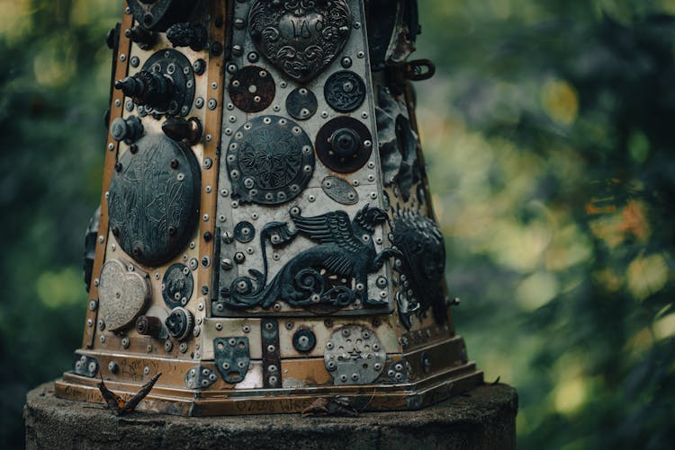 Close-up Of Antique Decorative Object 