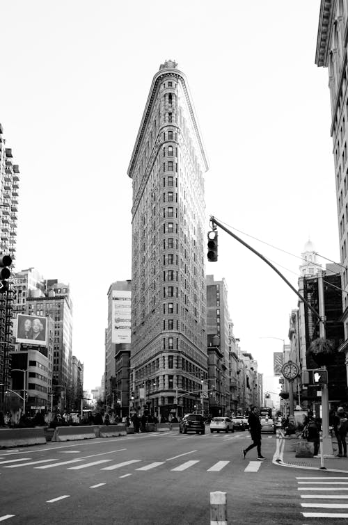 Δωρεάν στοκ φωτογραφιών με Flatiron Building, manhattan, ασπρόμαυρο Φωτογραφία από στοκ φωτογραφιών