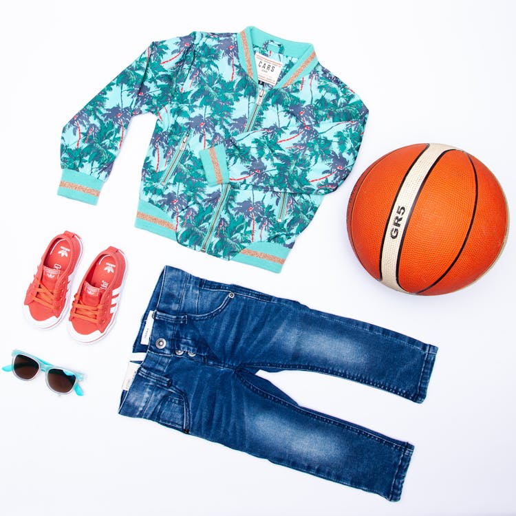 
A Set Of Clothes And A Basketball