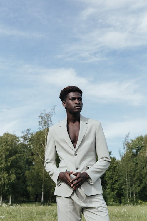 Foto profissional grátis de afro-americano, de pé, elegante