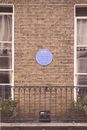 The Blue Plaque at the Sherlock Holmes Museum