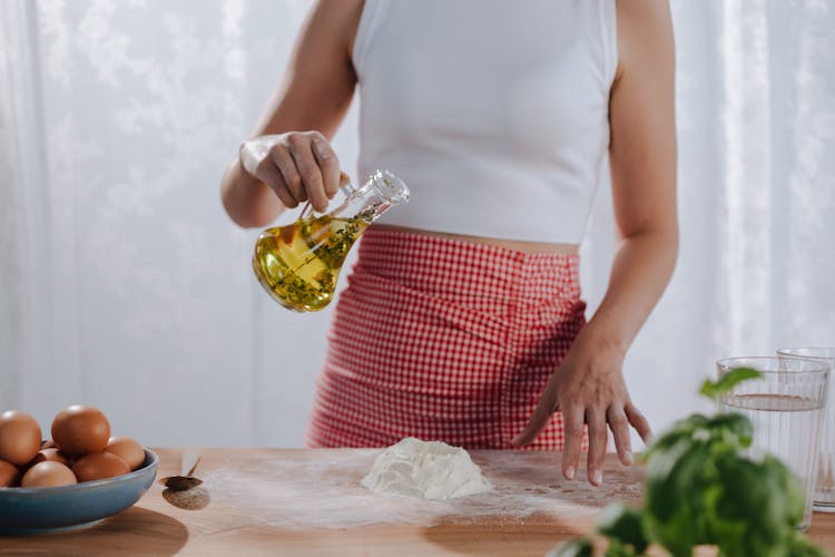 Woman Making Pasta