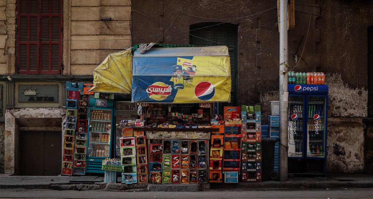 A Store on the Side of the Street · Free Stock Photo