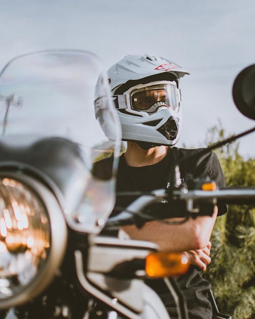 Základová fotografie zdarma na téma helma, motocykl, motorka