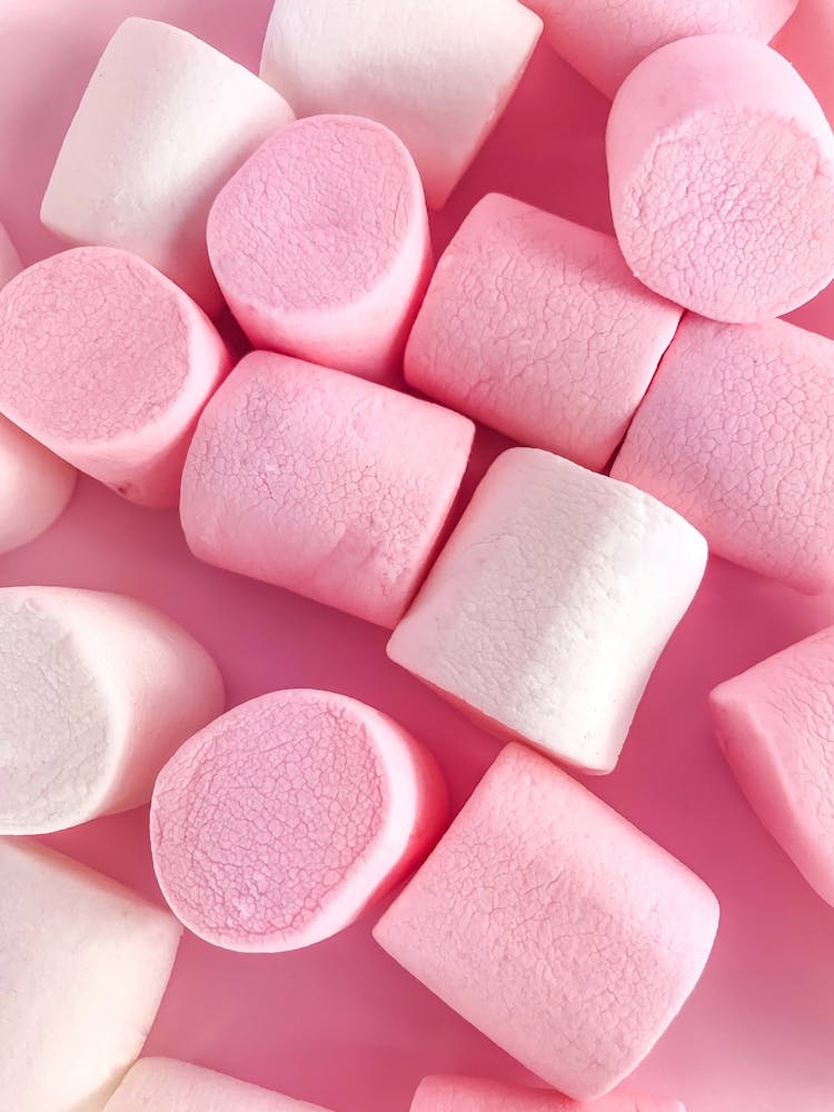 Pink And White Marshmallows