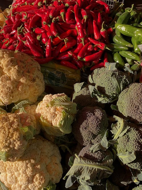 Fotos de stock gratuitas de brócoli, coliflor, comida