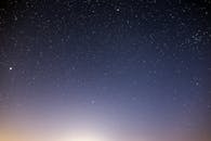 星空景色令人着迷，星座清晰可见