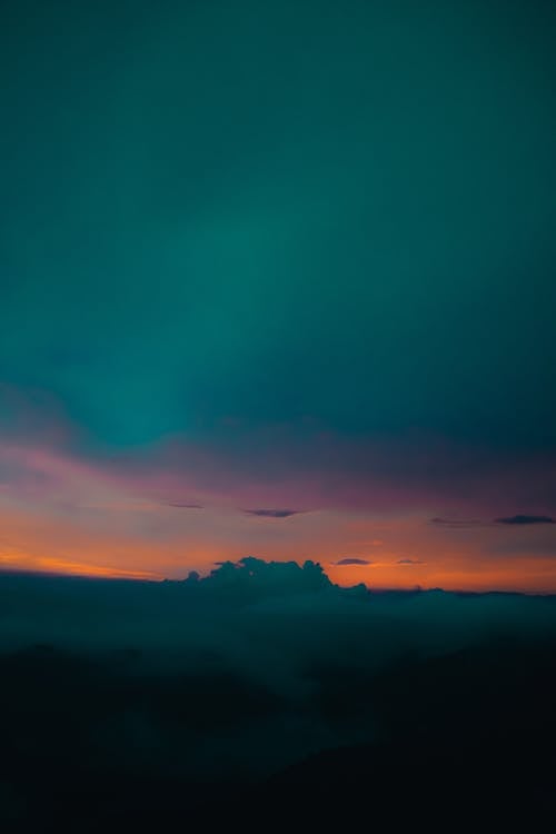 Free stock photo of aesthetic, clouds, colours