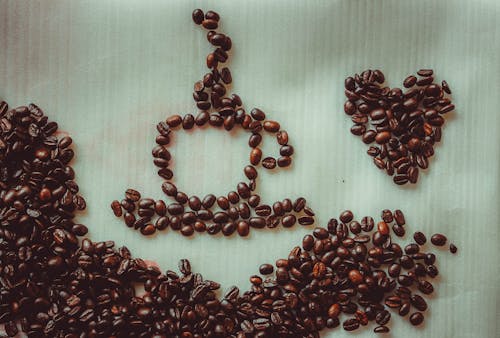 コーヒー豆のクローズアップ写真