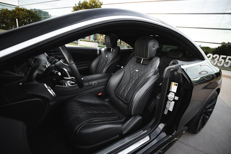 Photo Of The Interior Of A Car