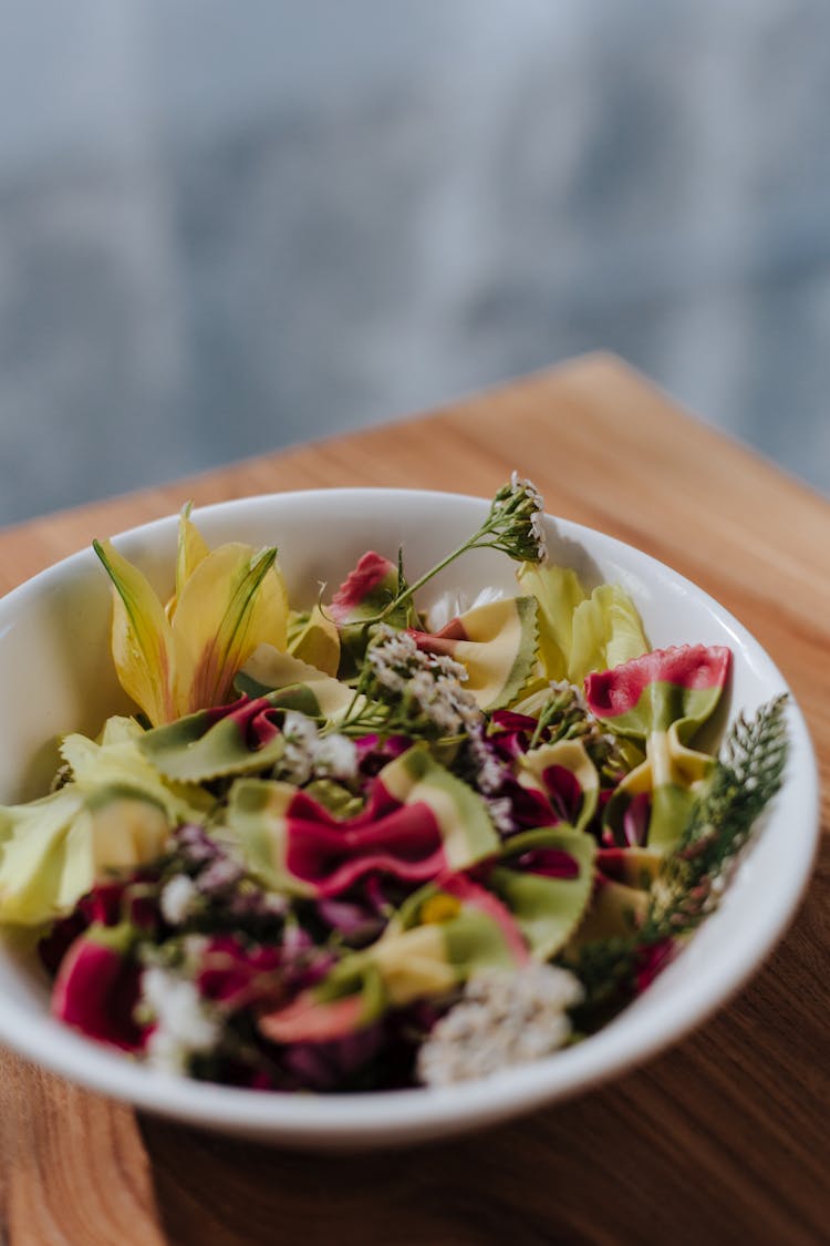 Colorful Pasta In Bowl