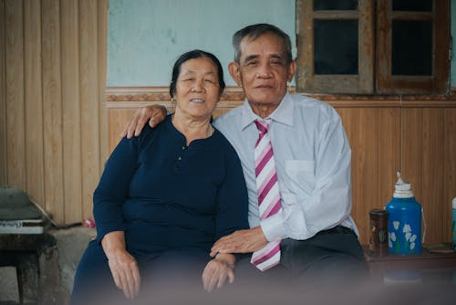 Photo of an Elderly Couple Together