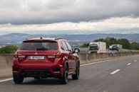 Red Honda Car on Road