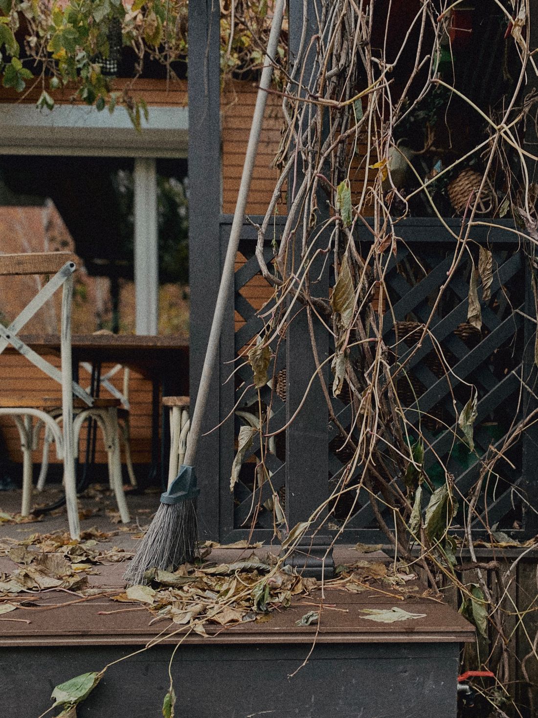 Before — Tired patio → outdoor entertaining
