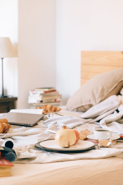 Free Fruits on the Bed Stock Photo