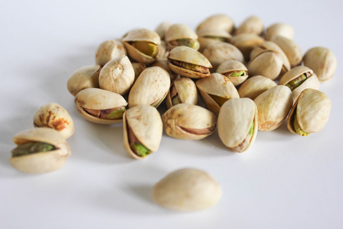 Close-up of pistachios