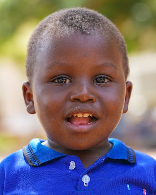 Free Close-up of a Young Boy Stock Photo