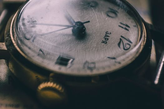 Black and White Analog Watch