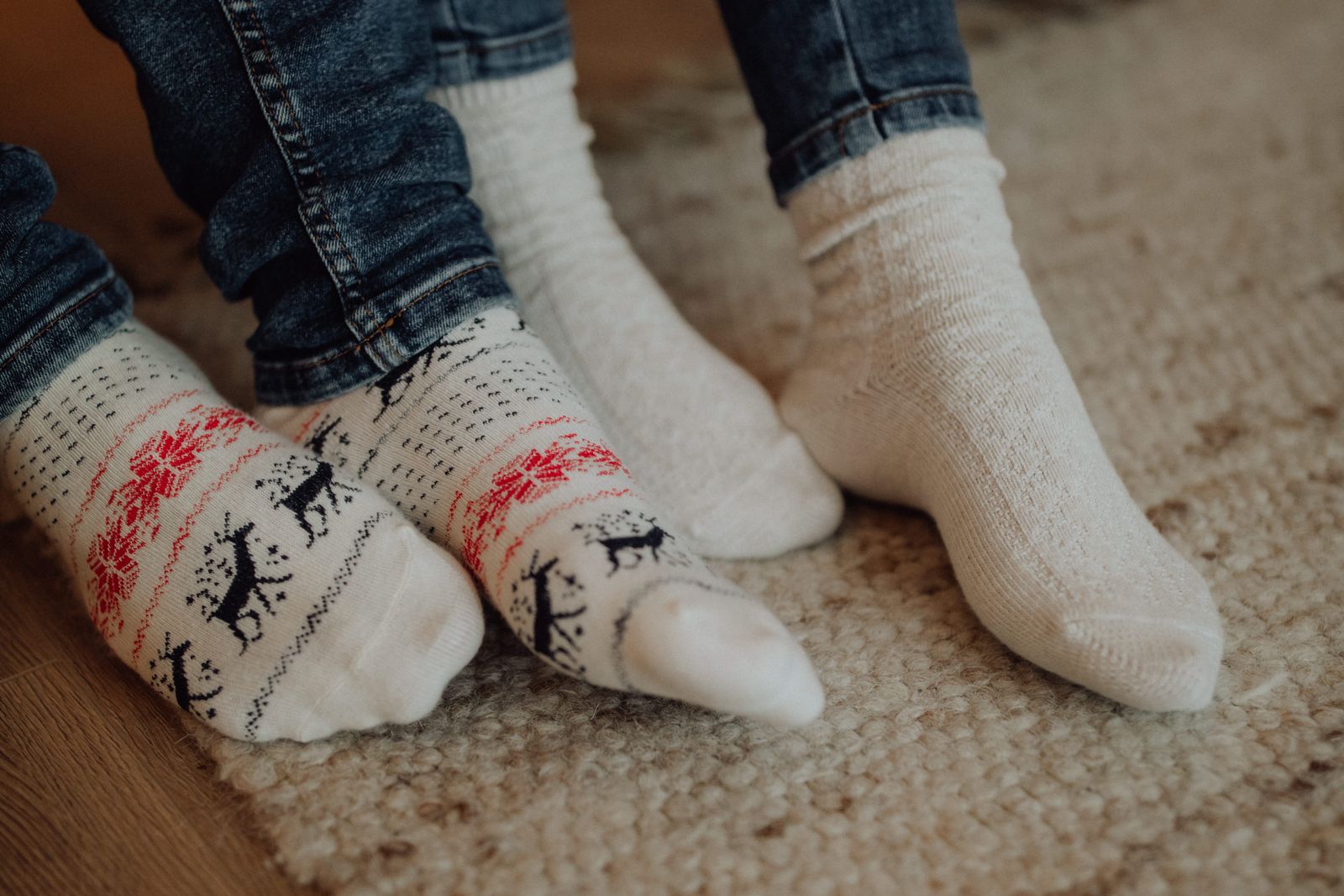 Runner tying an ankle support before outdoor activity