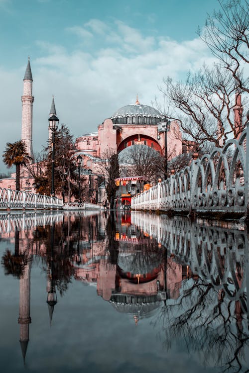 Pond in Park near Hagia Sophia