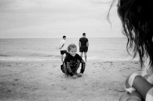 Little Girl on the Beach