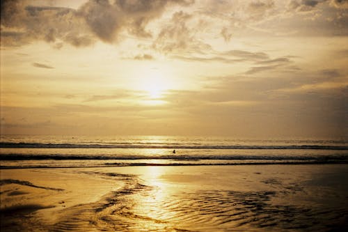 Ilmainen kuvapankkikuva tunnisteilla aallot, aamu, auringonlasku Kuvapankkikuva