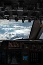First Person View of Airplane Cockpit
