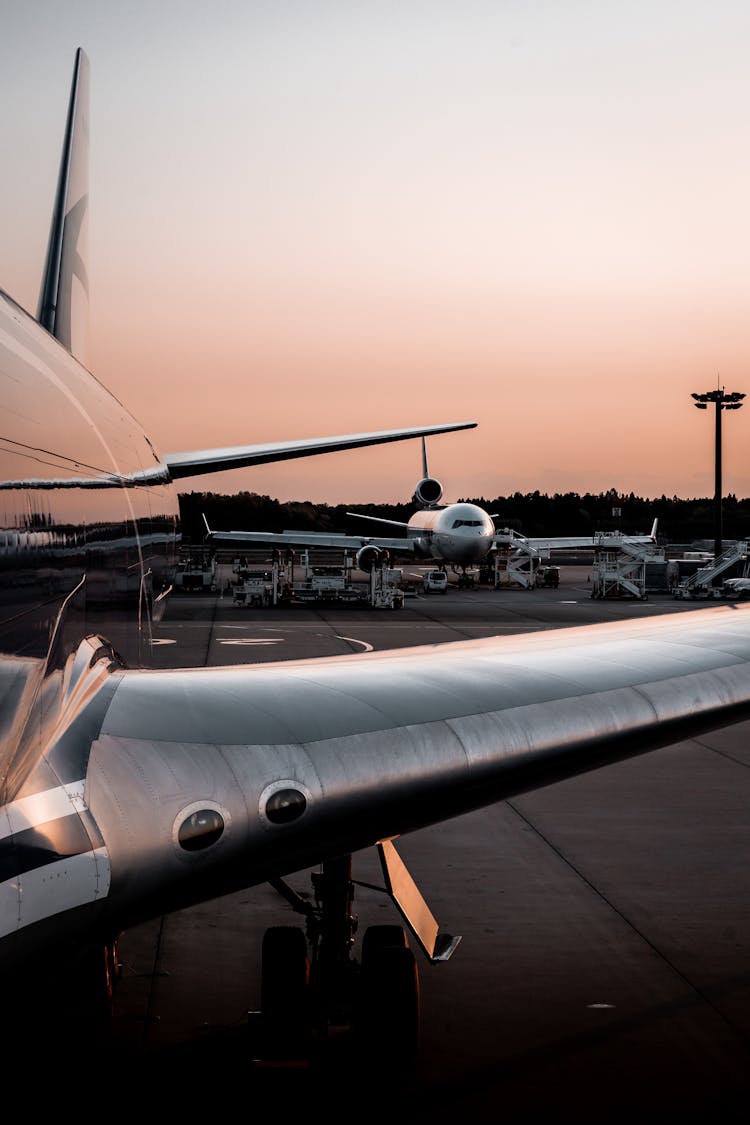 Airplanes On An Airport