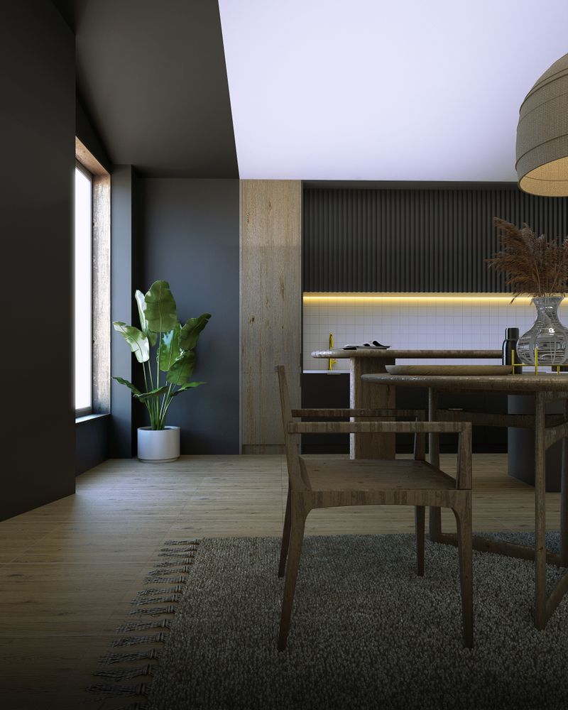 Layered lighting Instead of Overhead Lights