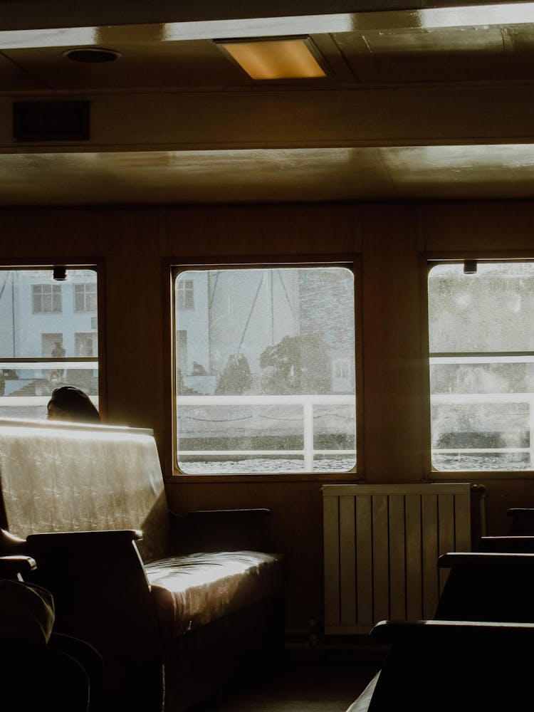 Vintage Rustic Train Interior