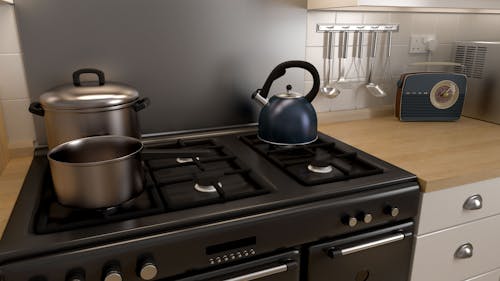 Free stock photo of kitchen, kitchen burner