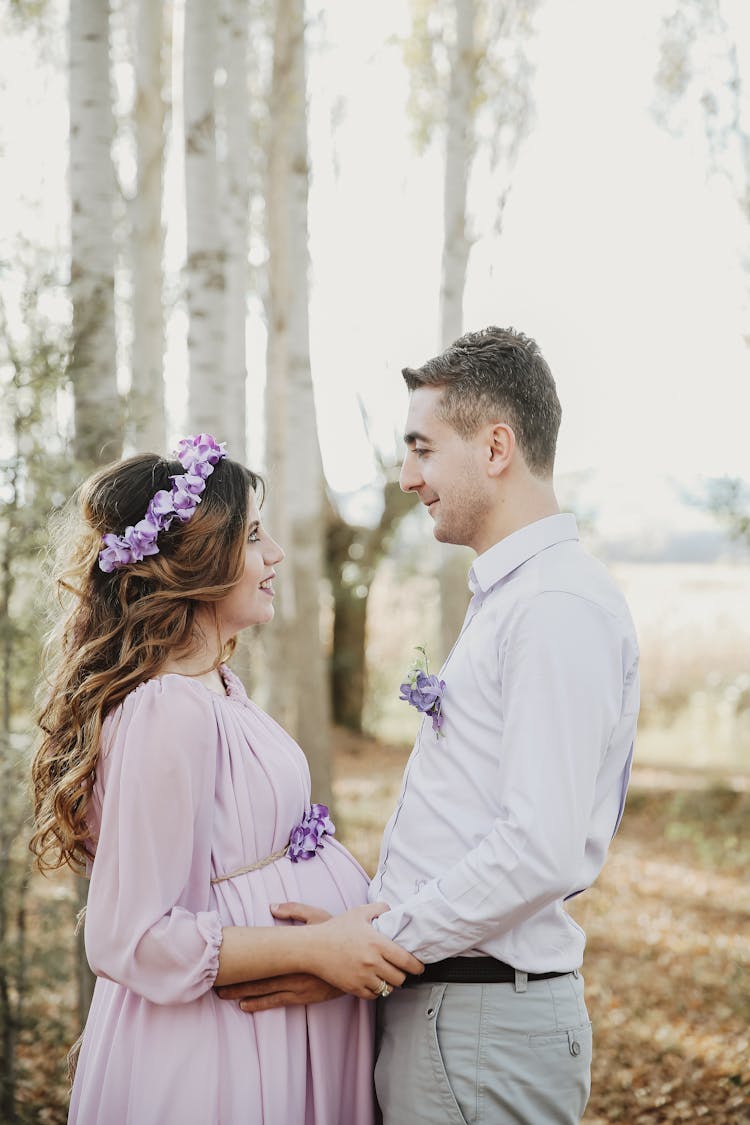 Couple In Shirt And Dress