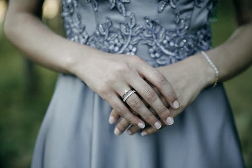 Hand of Bride with Rings