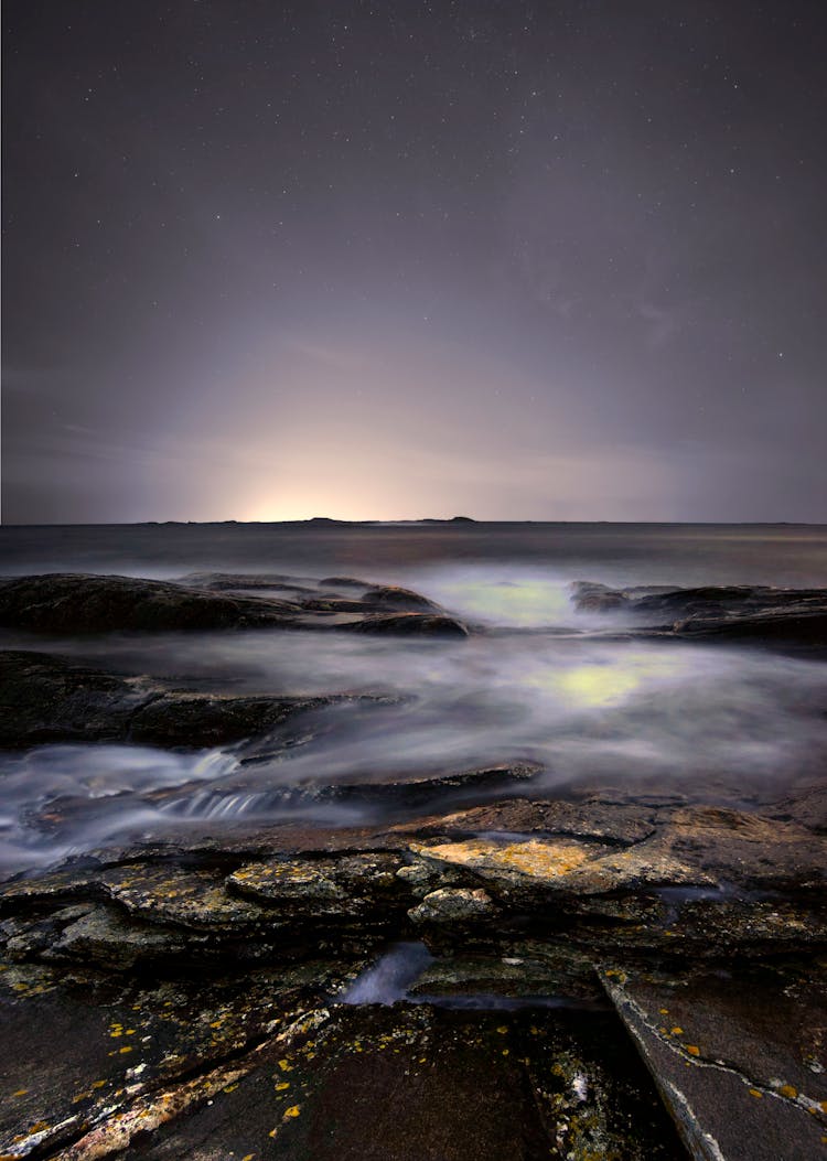 Sea, Coastline And Horizon