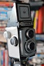 Grey And Black Yashica-a Camera