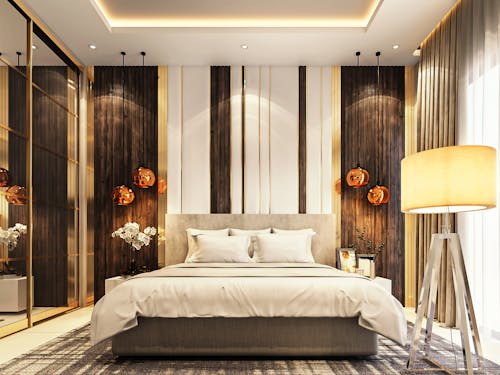 Free stock photo of bedroomdesign, homeinterior, interiorlover Stock Photo
