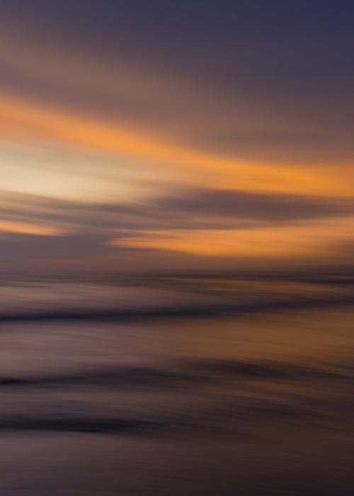A Blurred Photo of a Sunset