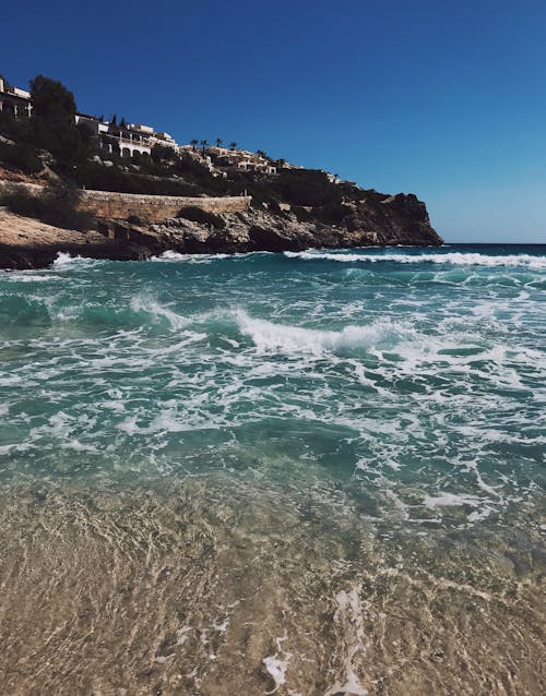 Free stock photo of beach, blue sky, mediterranean