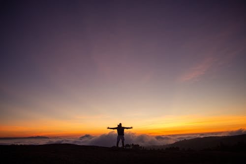 中景, 拂晓, 旅遊慾 的 免费素材图片