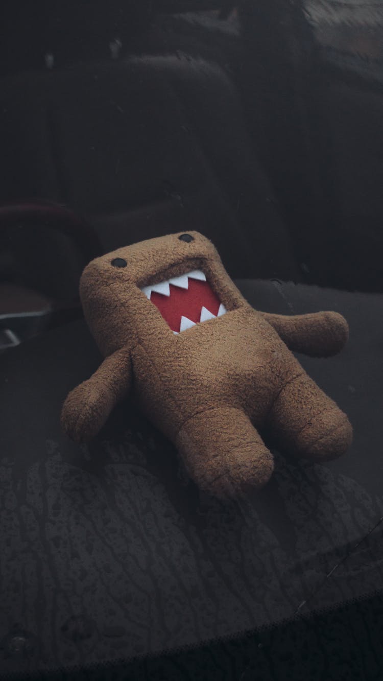 Funny Plush Toy In Car 