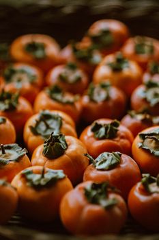 ripe persimmon fruit