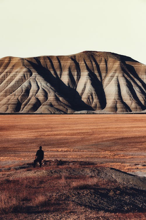 Rock Formation under Clear Sky