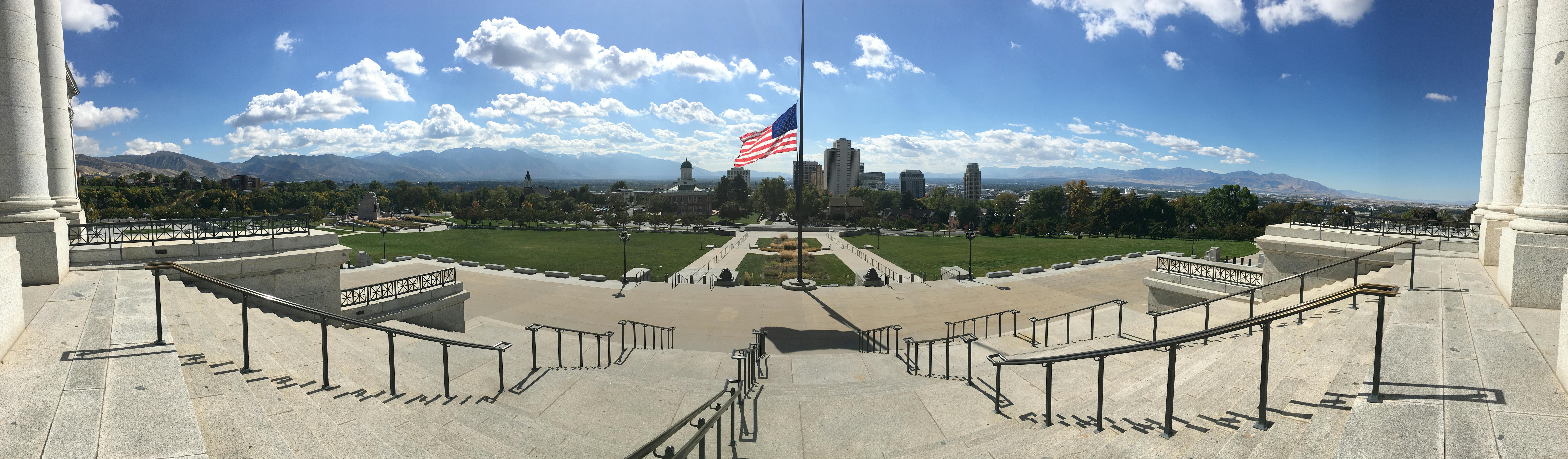 Free stock photo of Half Mast, Salt Lake City Utah, state capital