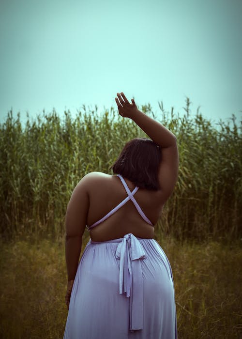 Ingyenes stockfotó afro-amerikai, fekete nő, hátsó nézet témában