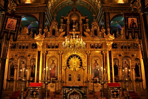 Ingyenes stockfotó ikonosztázis, oltár, ortodox témában