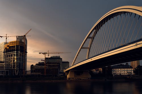 免费 吊橋, 城市, 基礎設施 的 免费素材图片 素材图片