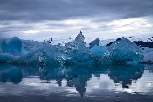 Ice Reflecting in Sea
