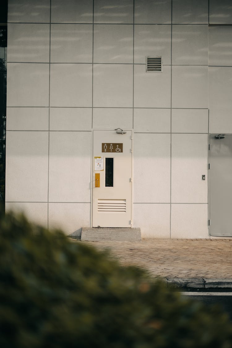 Toilet Door In Building