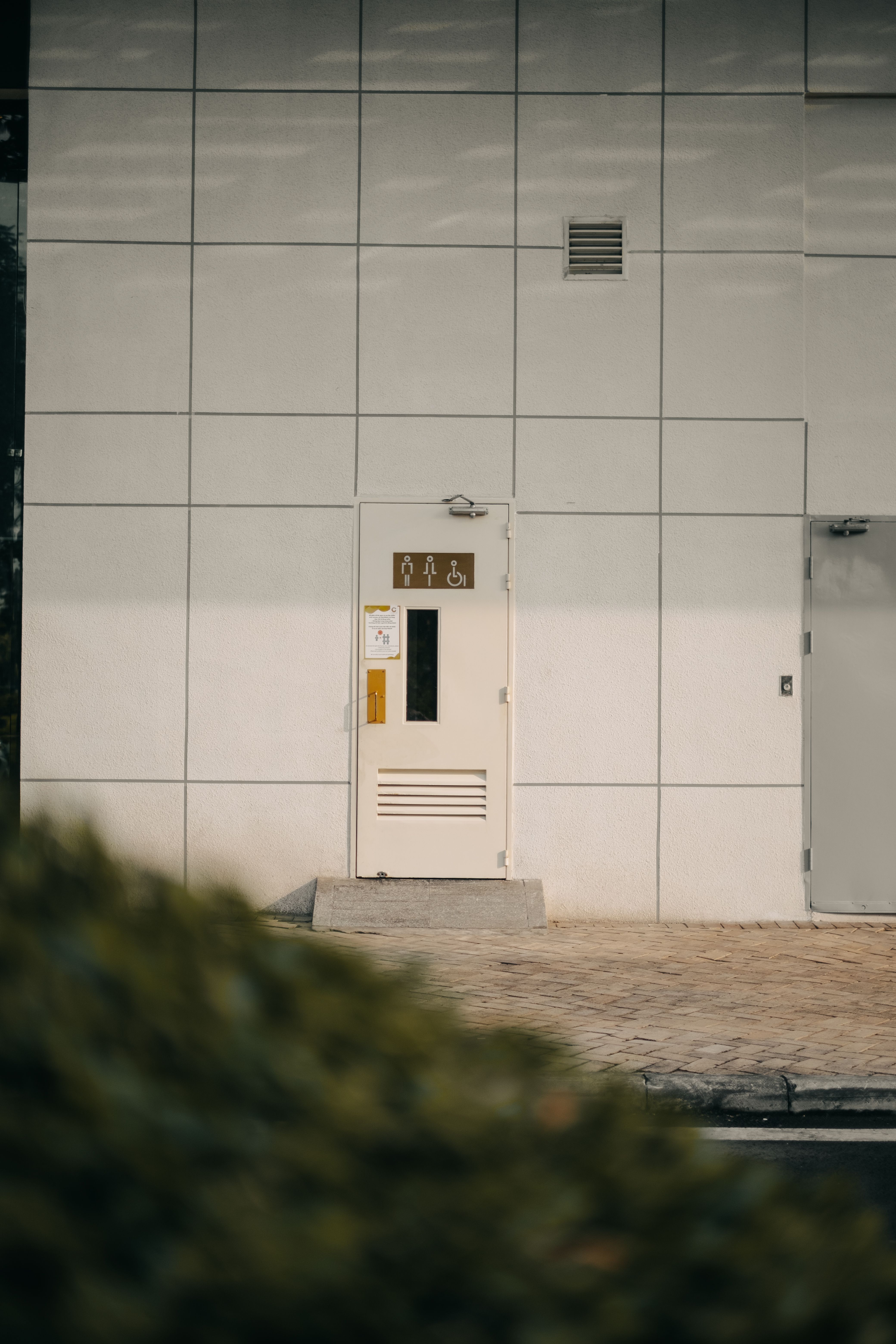 Toilet Door in Building · Free Stock Photo