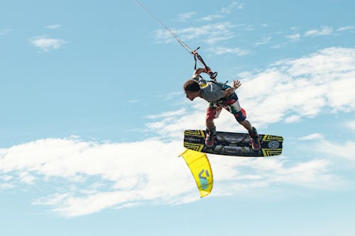 Gratis Immagine gratuita di kiteboarder, kiteboarding, kitesurf Foto a disposizione